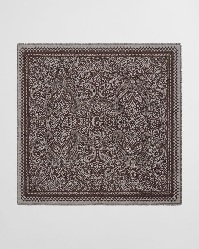 Paisley Schal aus Merinowolle