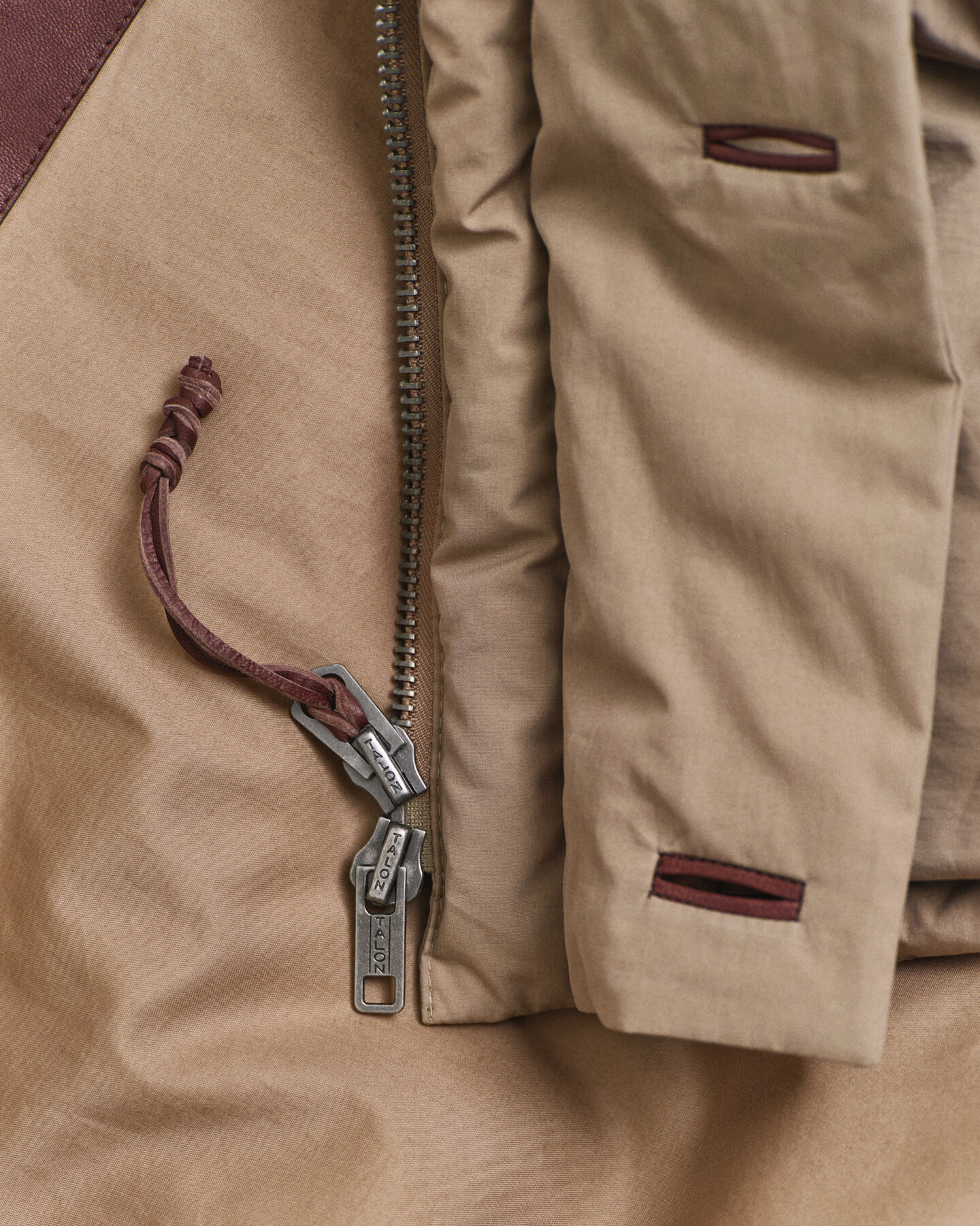 Baumwoll Parka mit G&auml;nsedaunenf&uuml;llung