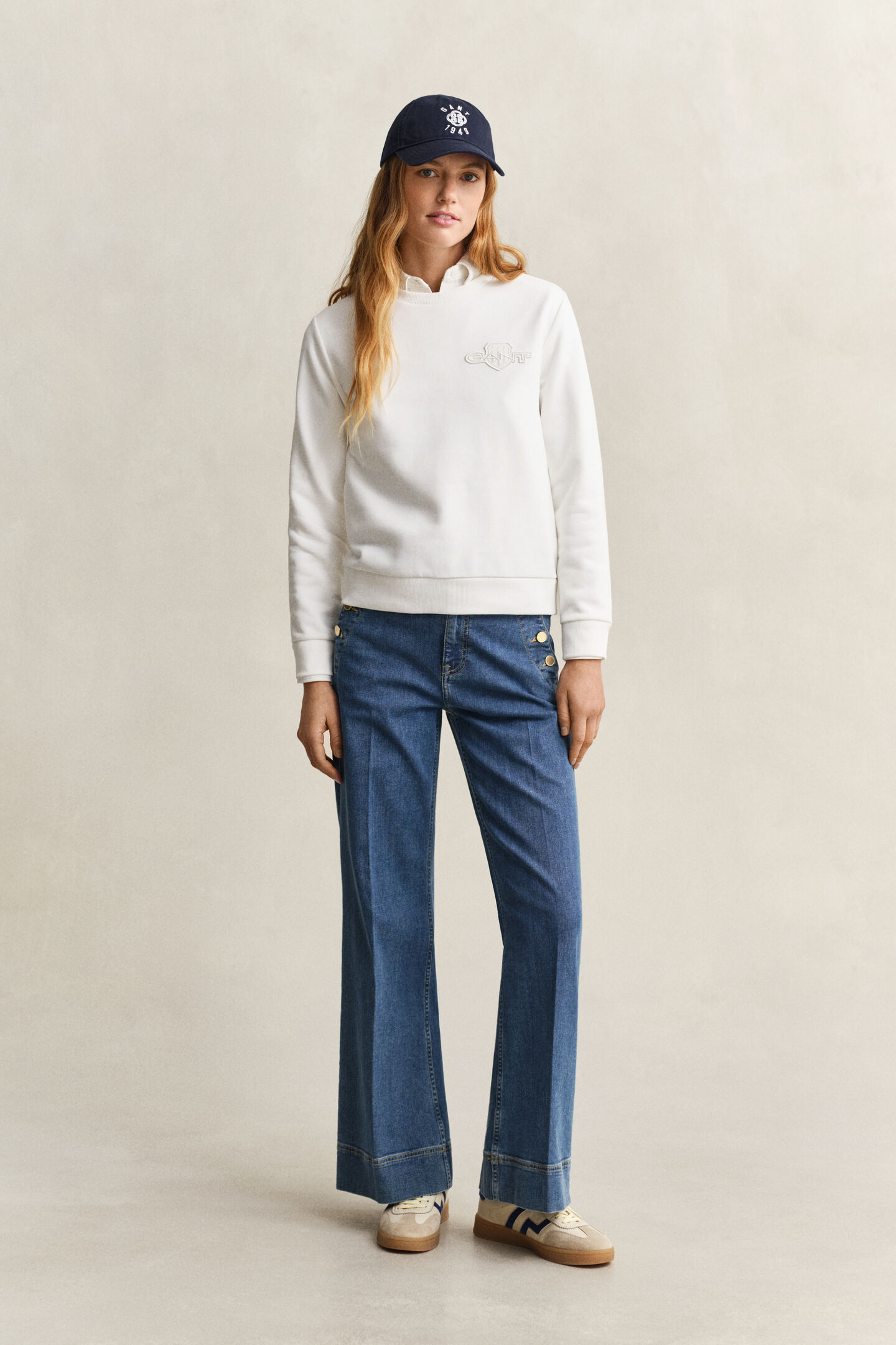 Tonal Shield Rundhals-Sweatshirt