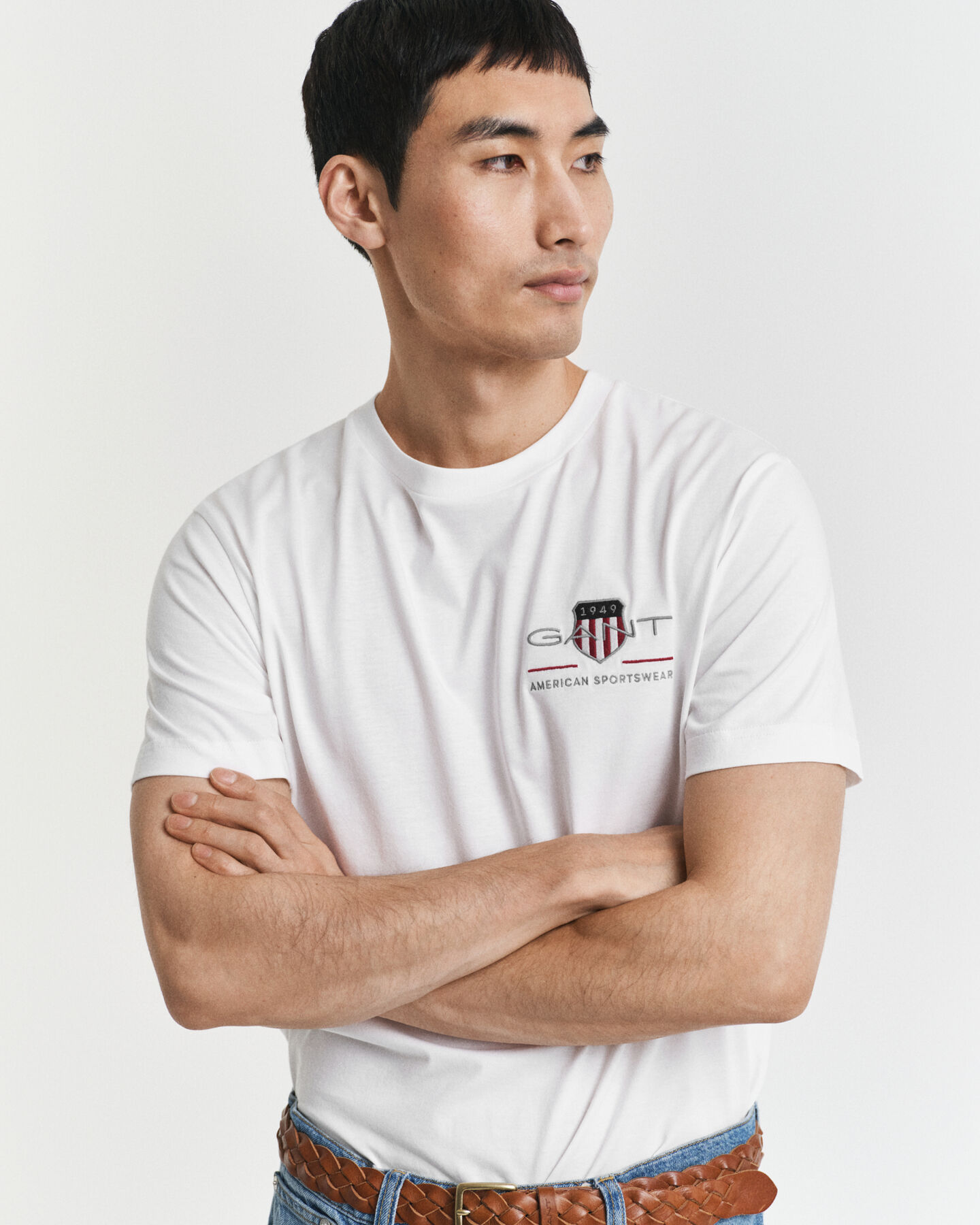 Archive Shield T-Shirt mit Stickerei