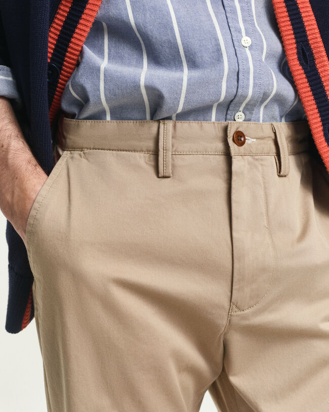 Regular Fit Twill Chinohose