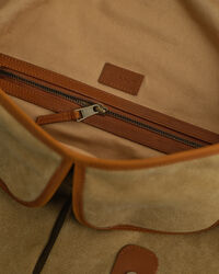 Fishing Tasche aus gewaschenem Canvas