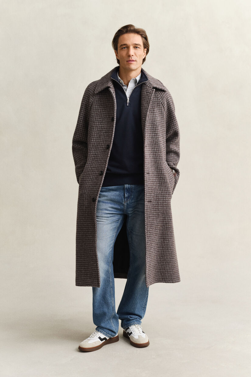 Shield Sweatshirt mit halblangem Rei&szlig;verschluss