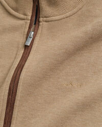 Sacker Rib Strickjacke mit Rei&szlig;verschluss