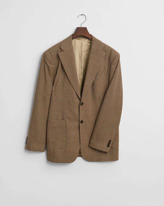Relaxed Fit Gingham Sakko mit Karomuster
