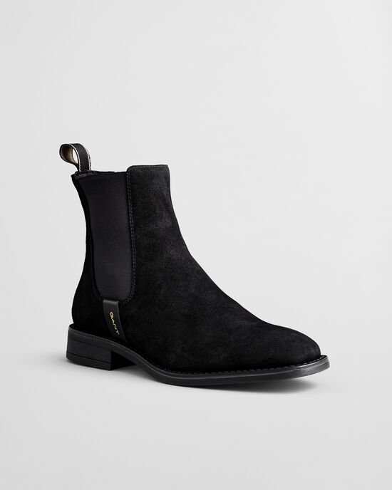 Fayy Chelsea Boot aus Veloursleder