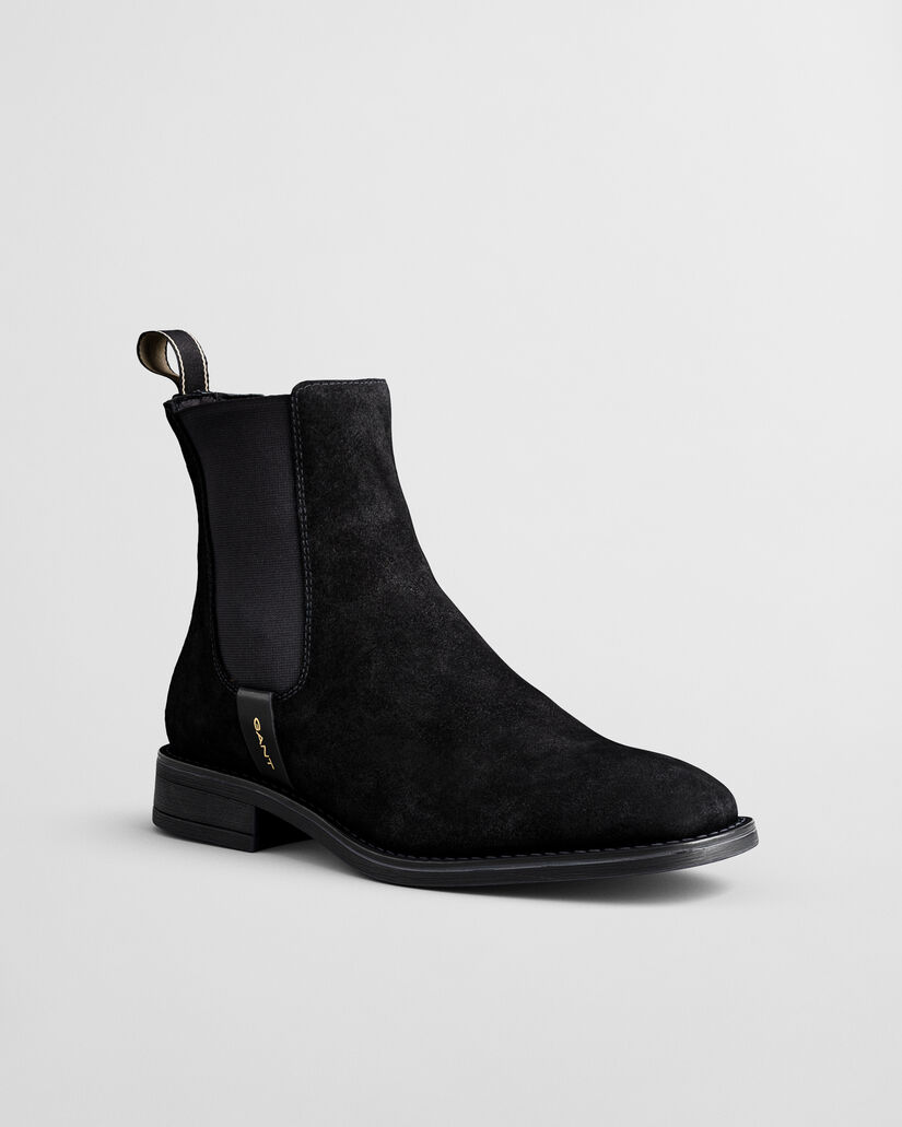 Fayy Chelsea Boot aus Veloursleder