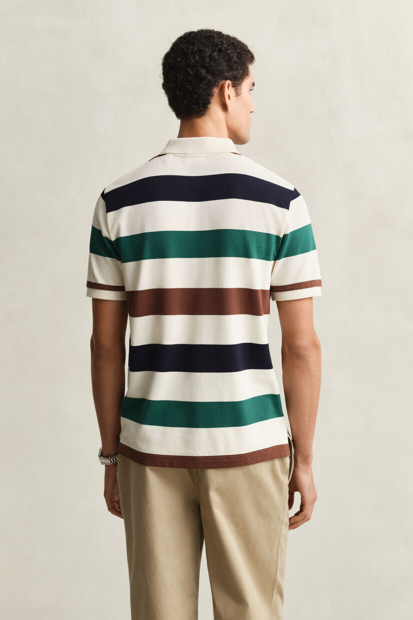 Poloshirt mit Streifen