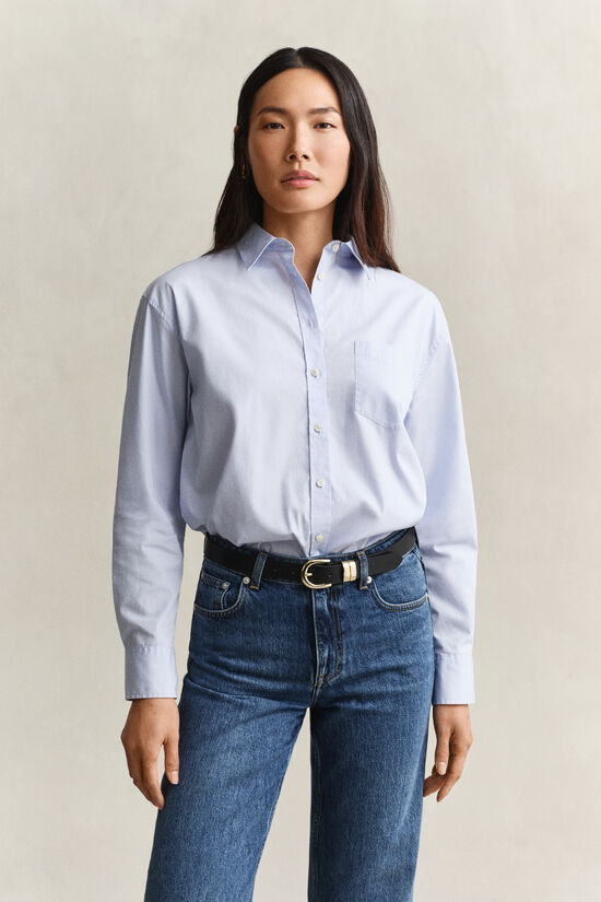 Regular Fit Classic Popeline Bluse