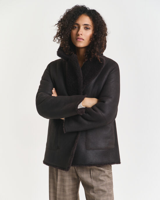 Wende-Caban aus Shearling
