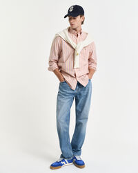 Regular Fit Classic Oxford-Hemd mit Streifen