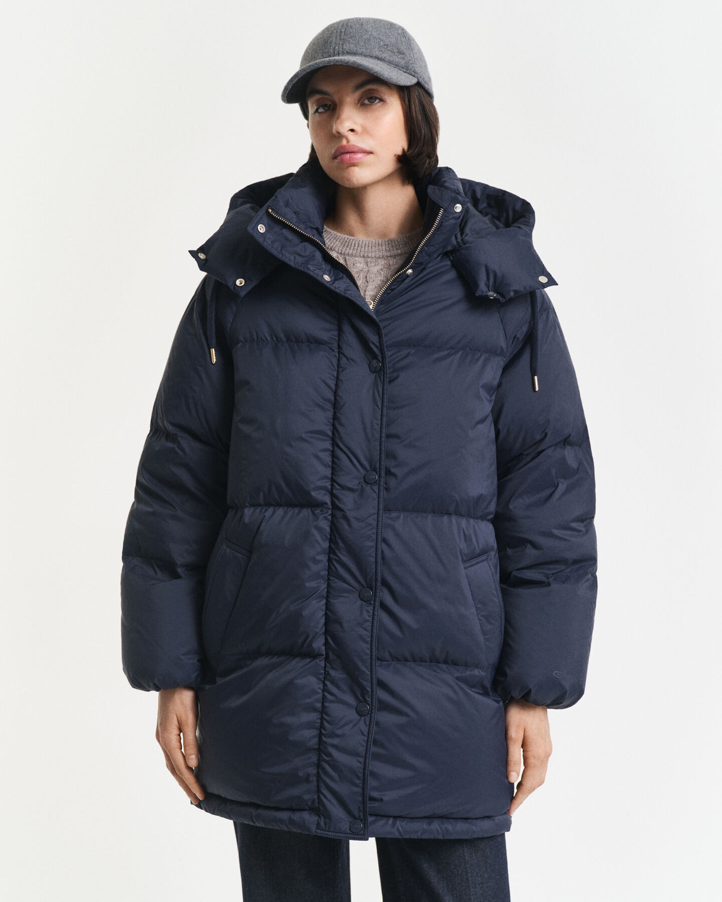 Mittellange Daunenjacke
