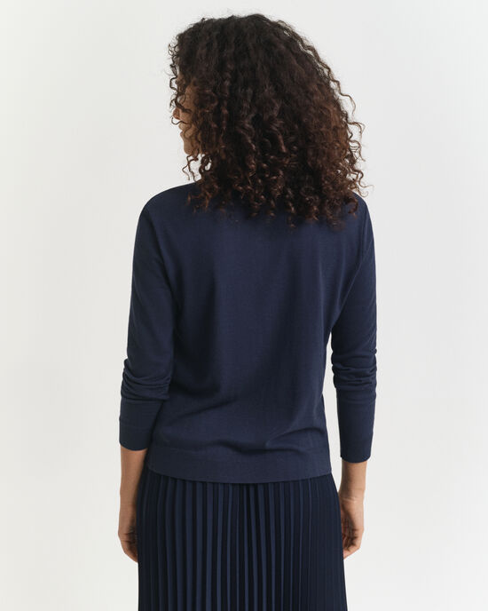 Nahtloses Langarm-Poloshirt mit Kn&ouml;pfen