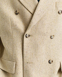 Relaxed Fit Herringbone Anzugsakko mit Noppenstruktur