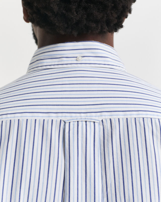 Regular Fit Classic Popeline Hemd mit Streifen
