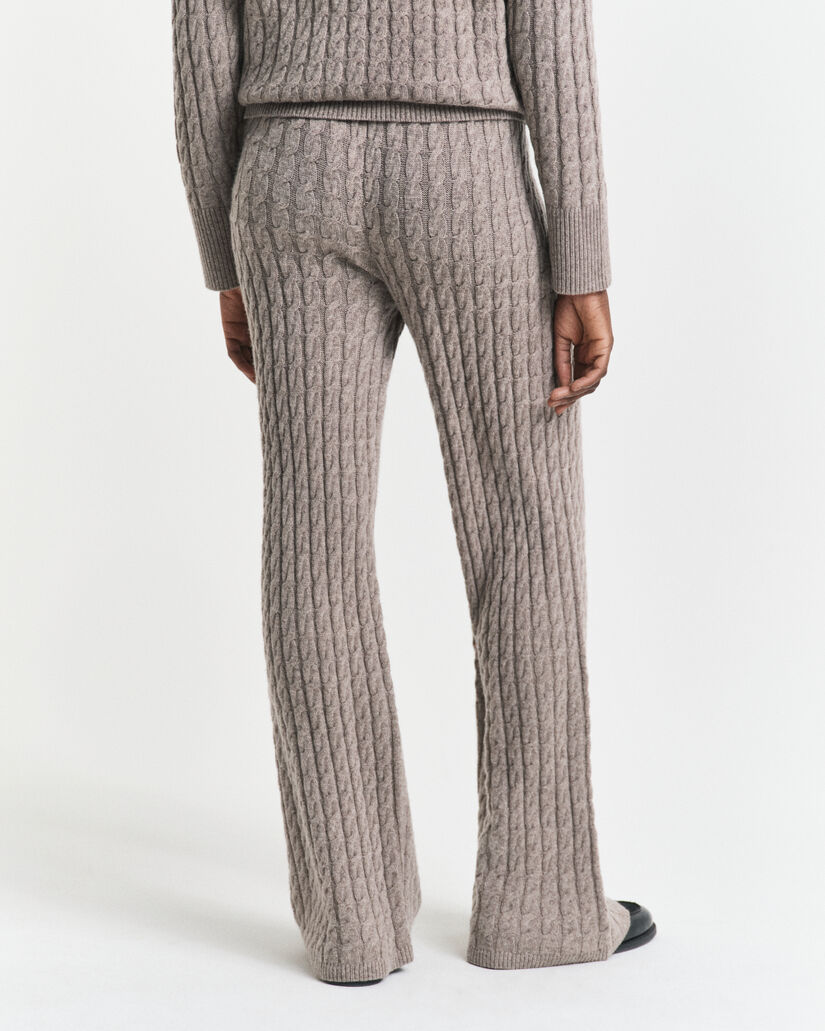 Zopfstrick Hose aus Wolle