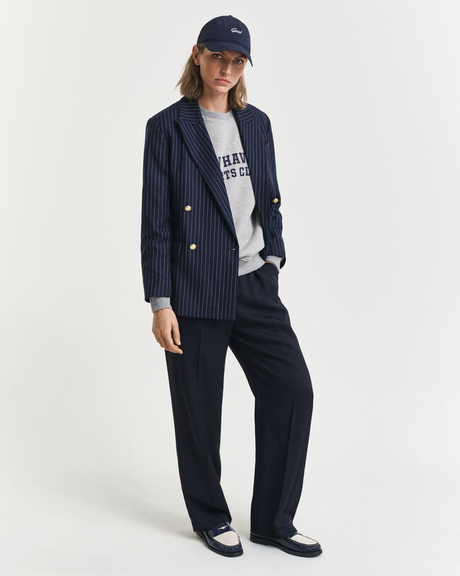 Regular Fit Pinstripe Club Blazer