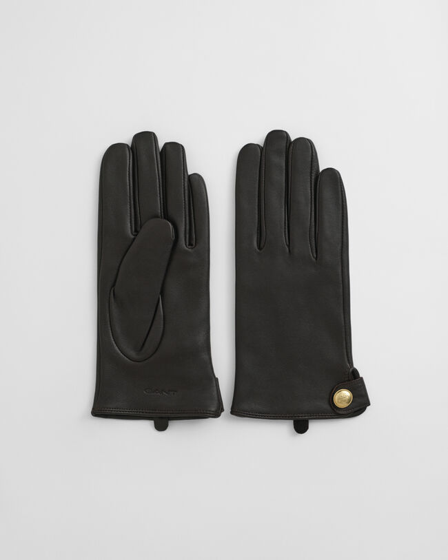 Gekn&ouml;pfte Lederhandschuhe