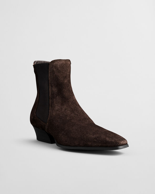 Bassotte Stiefel aus Veloursleder