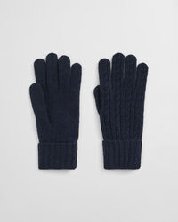 Zopfstrick Wollhandschuhe