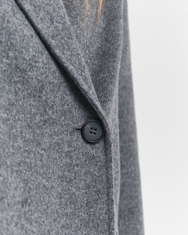 Handgen&auml;hte Jacke mit G&uuml;rtel