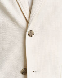 Slim Fit Seersucker Anzugsakko