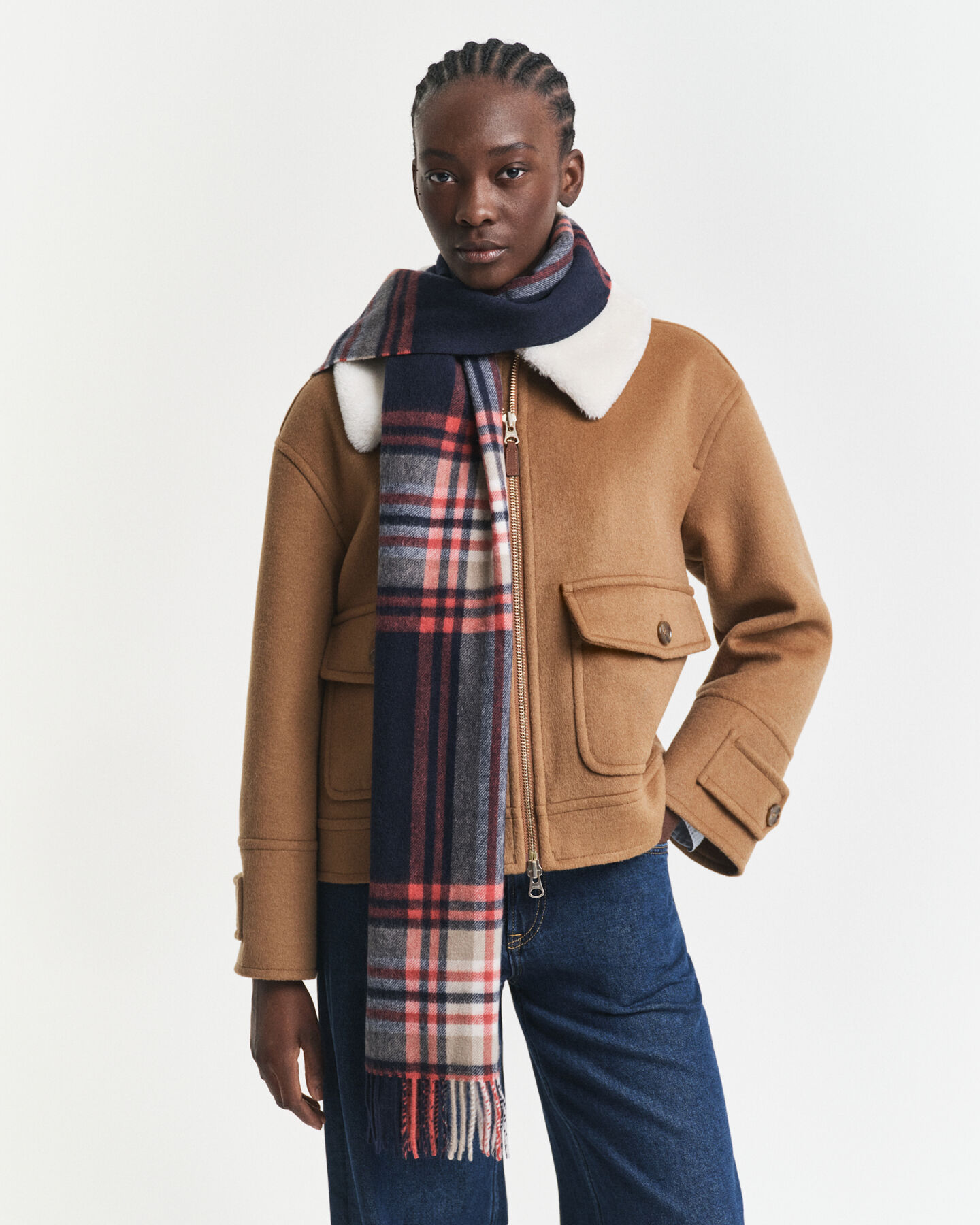 Tartan Wollschal mit Karomuster