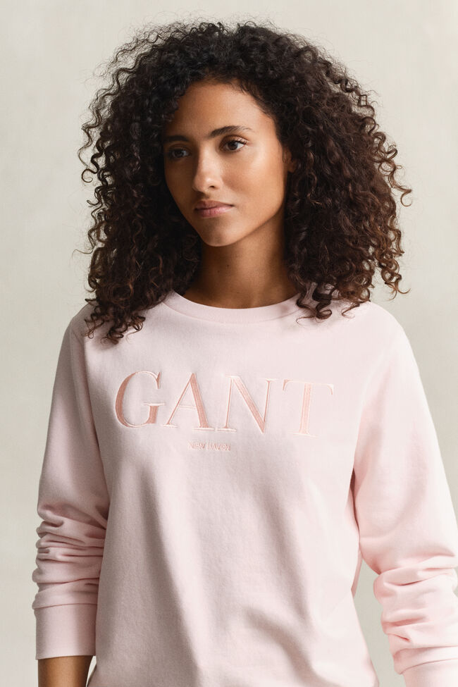 Tonal Graphic Rundhals-Sweatshirt