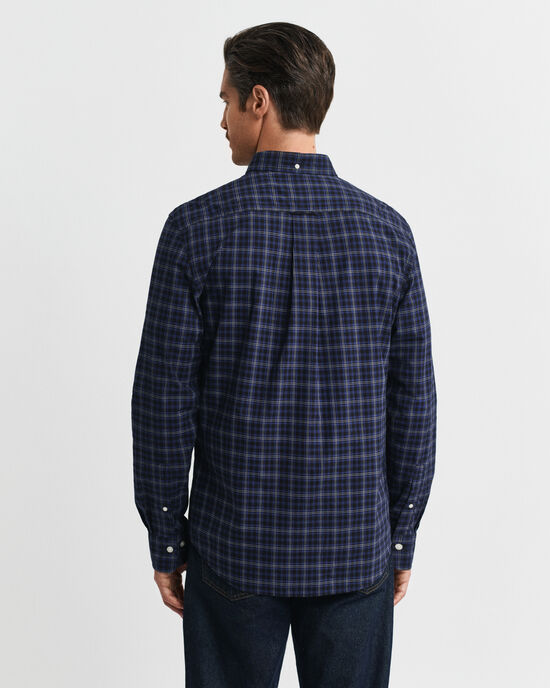 Regular Fit Classic Popeline Hemd mit Karomuster