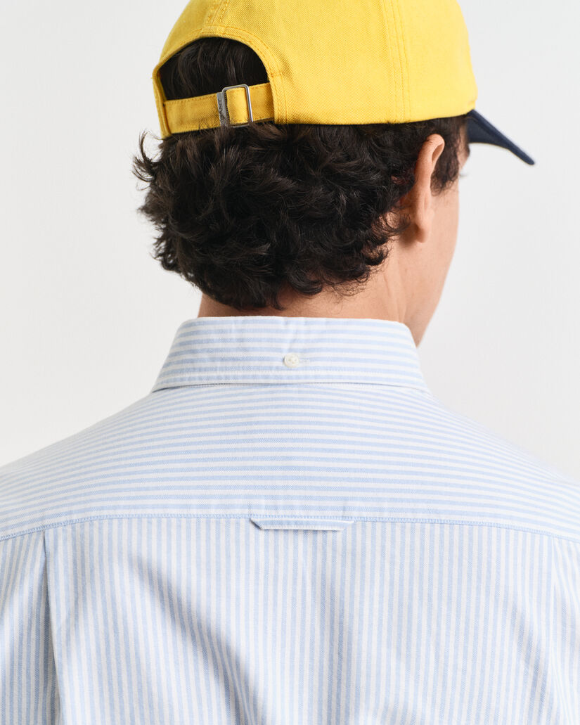 Slim Fit Classic Oxford-Hemd mit Bankerstreifen