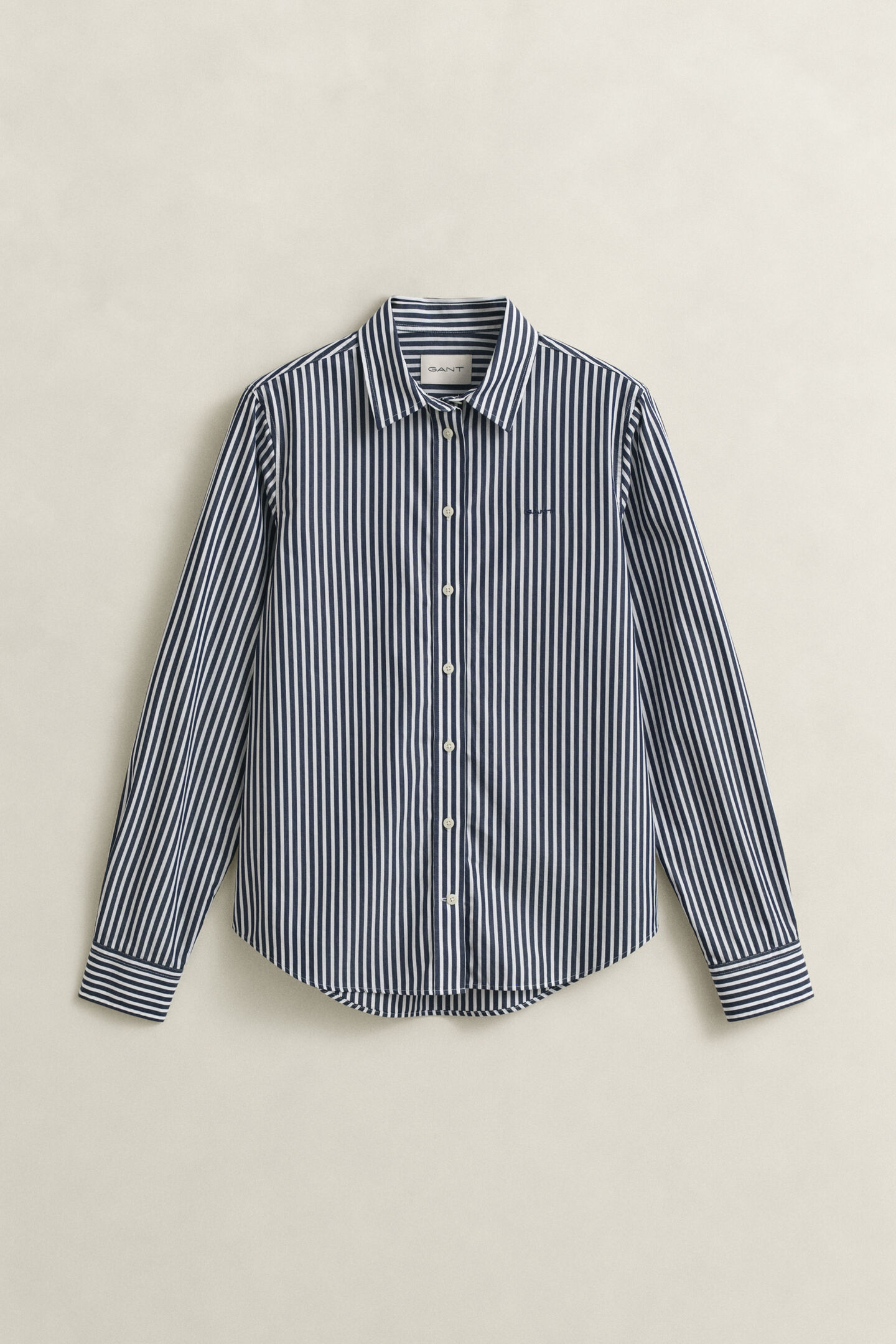 Regular Fit Classic Popeline Hemd mit Streifen