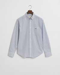 Regular Fit Classic Popeline Hemd mit Streifen
