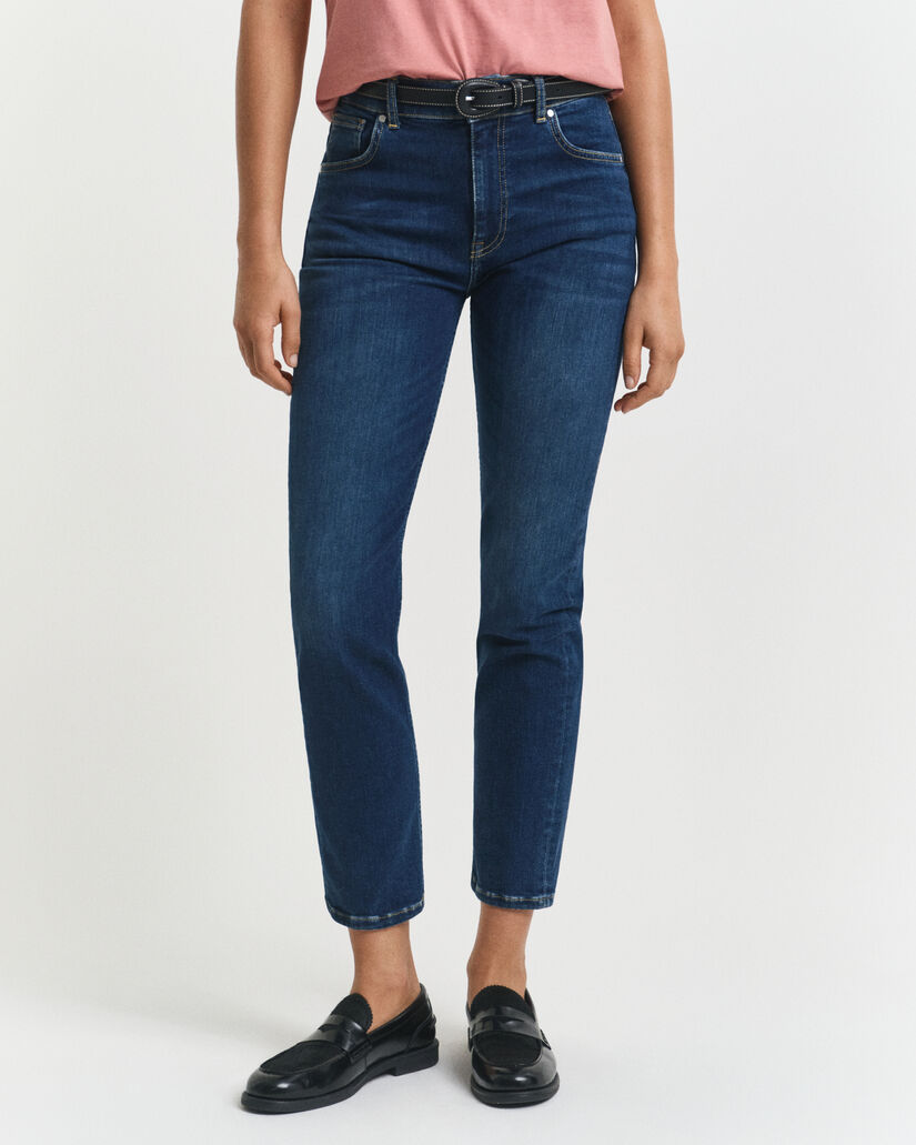 Verk&uuml;rzte Slim Fit Jeans