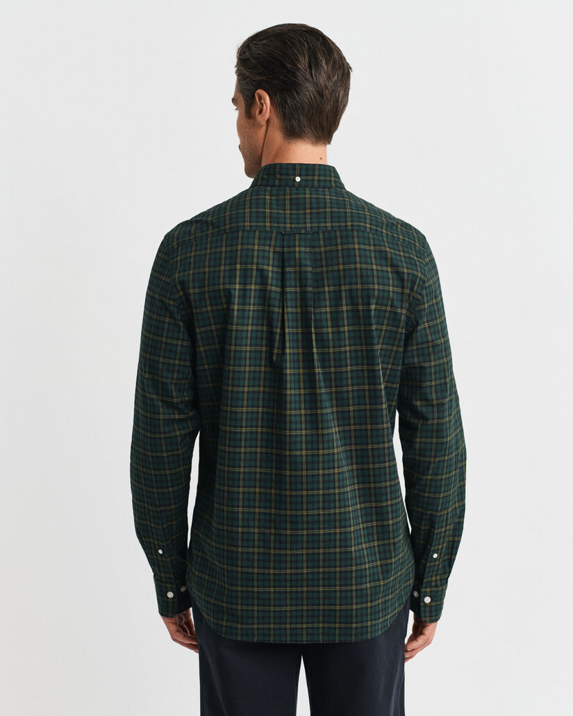 Regular Fit Classic Popeline Hemd mit Karomuster