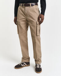 Regular Fit Cargohose aus Baumwolltwill