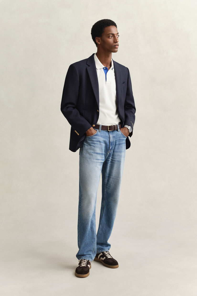 Kontrast Piqu&eacute; Poloshirt