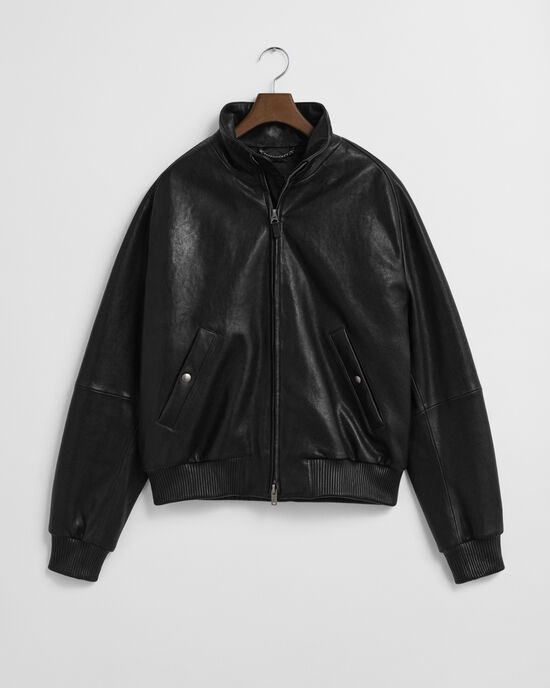 Harrington Jacke aus Leder