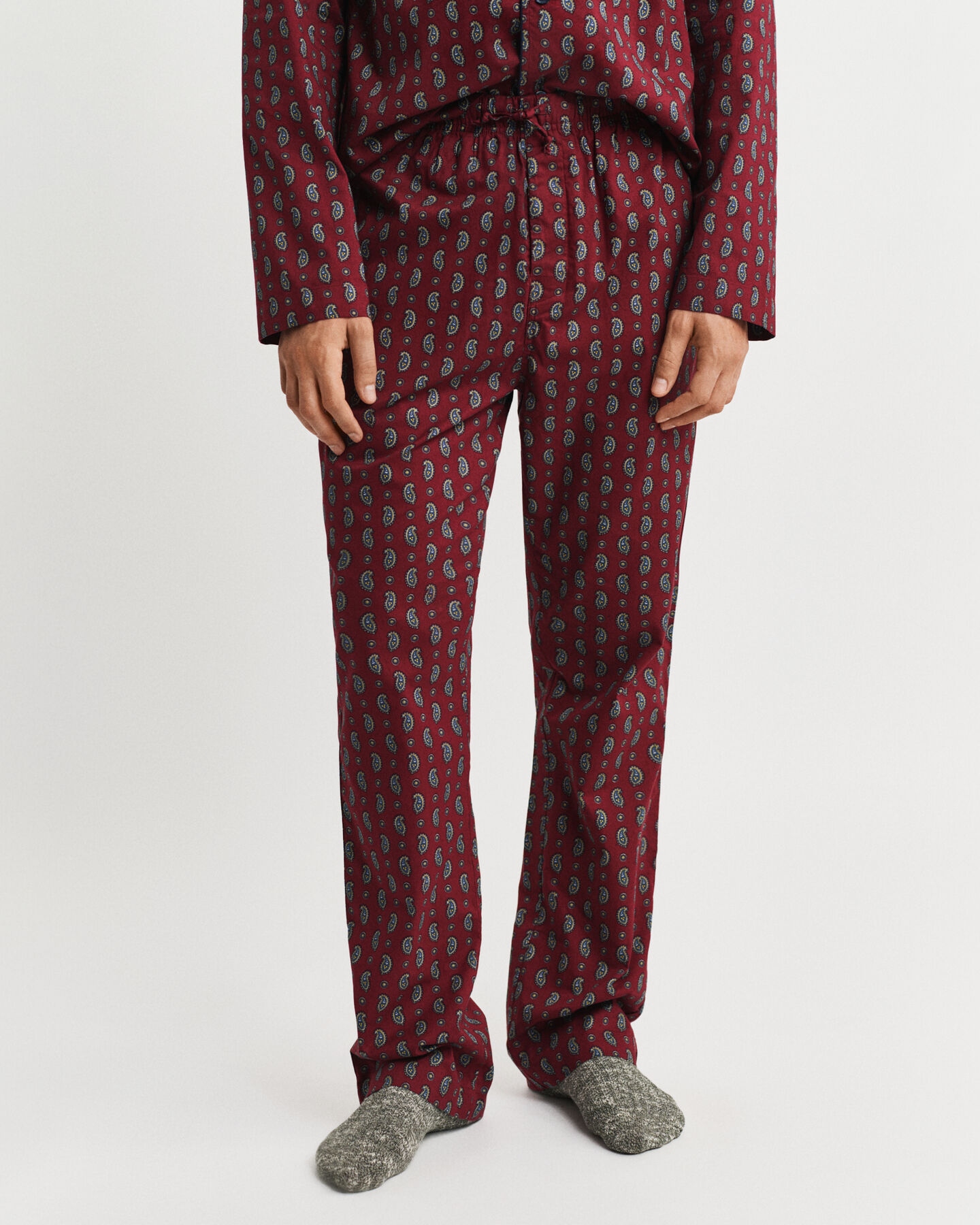 Paisley Pyjama mit Print in Geschenkbox