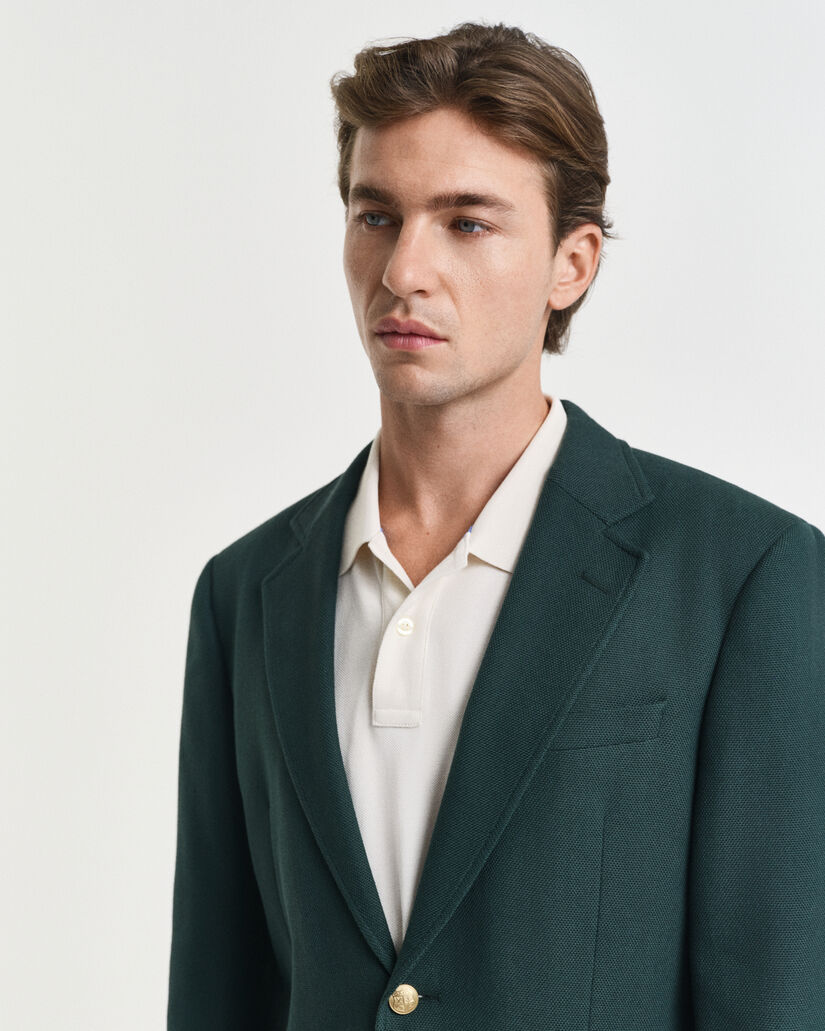 Slim Fit Club Sakko aus Baumwolle