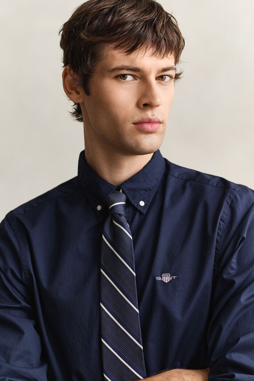 Slim Fit Classic Popeline Hemd