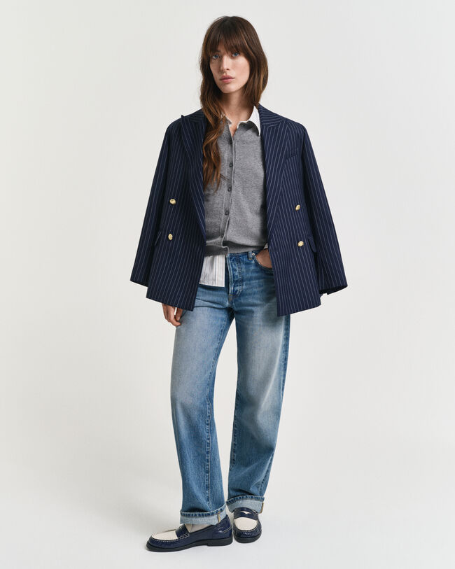 Leichte Strickweste mit kurzen &Auml;rmeln