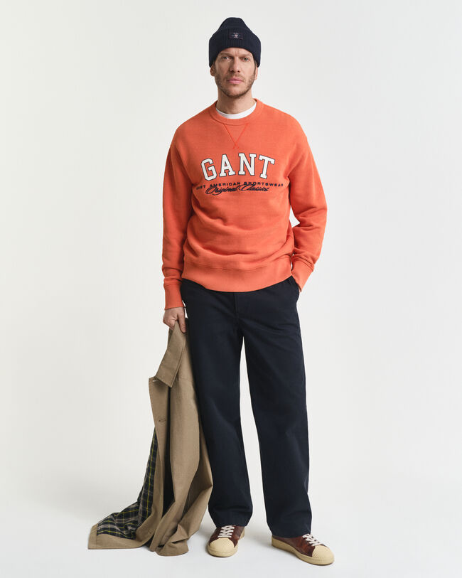 Collegiate Graphic Rundhals-Sweatshirt