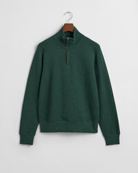 Sacker Rib Sweatshirt mit Rei&szlig;verschlusskragen