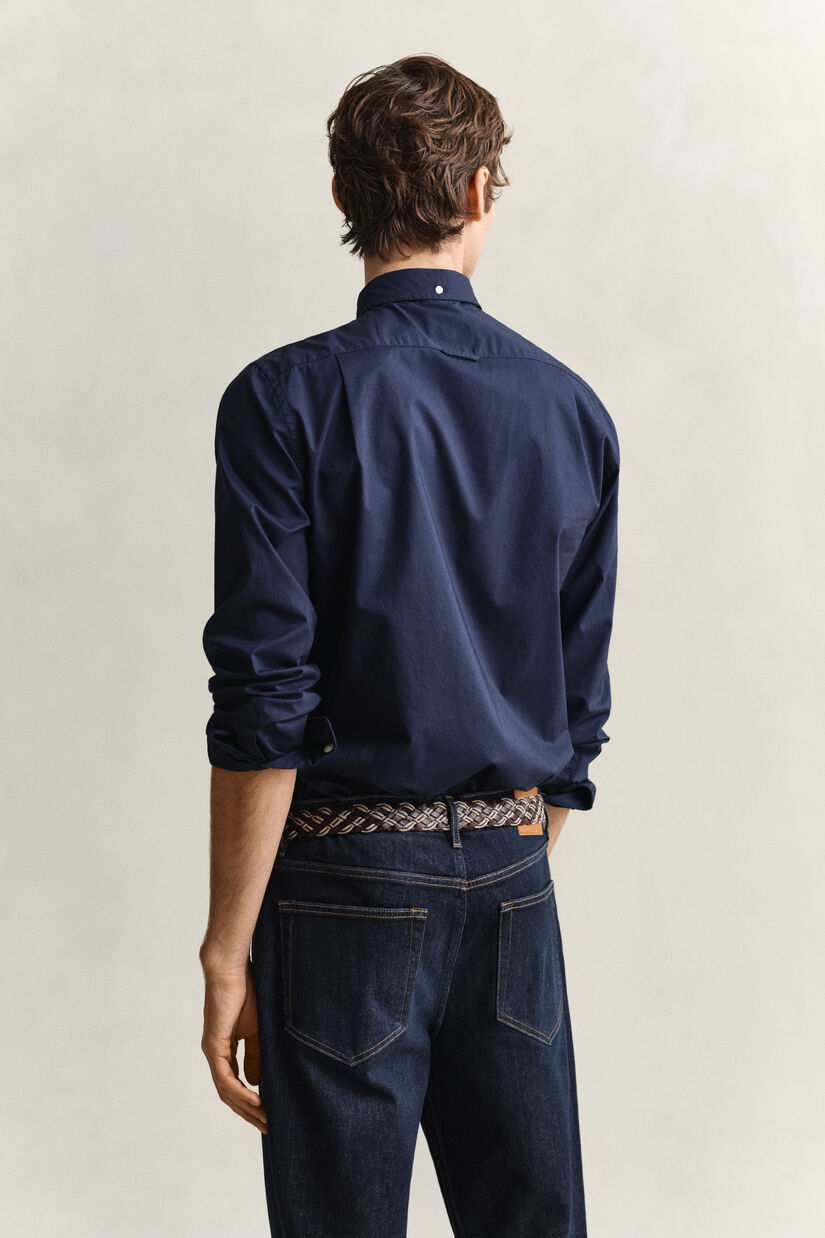 Slim Fit Classic Popeline Hemd