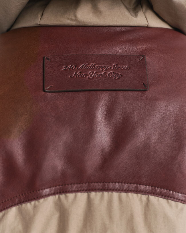 Baumwoll Parka mit G&auml;nsedaunenf&uuml;llung