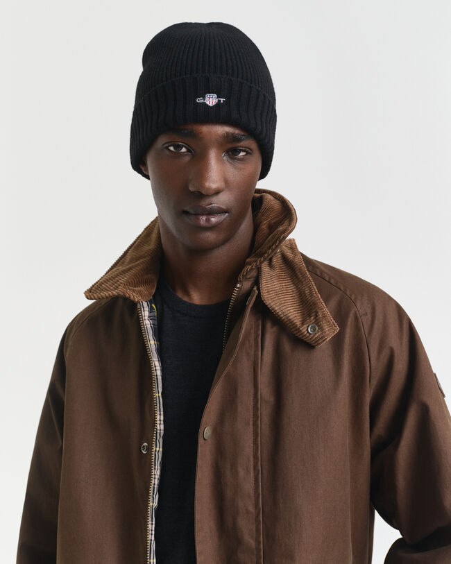 Shield Beanie aus Wolle