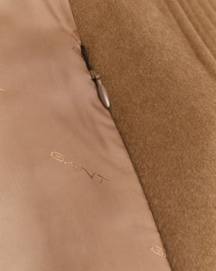 Flight Jacke aus Wollgemisch