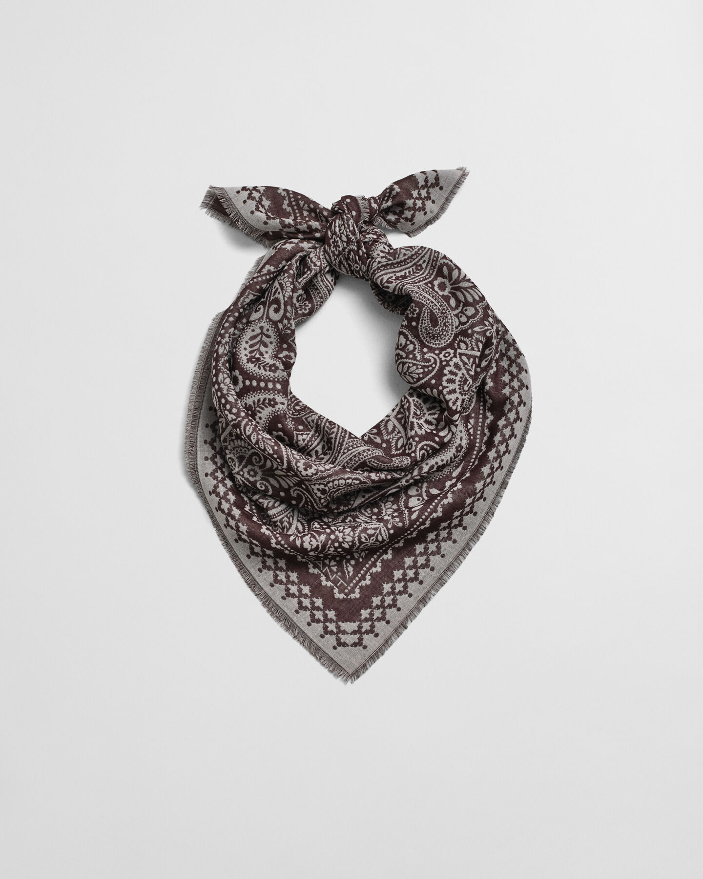 Paisley Schal aus Merinowolle