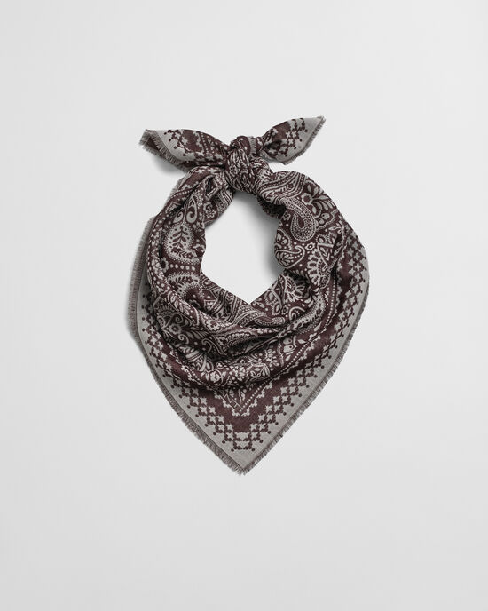 Paisley Schal aus Merinowolle