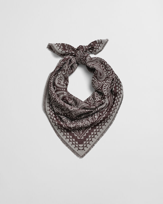Paisley Schal aus Merinowolle